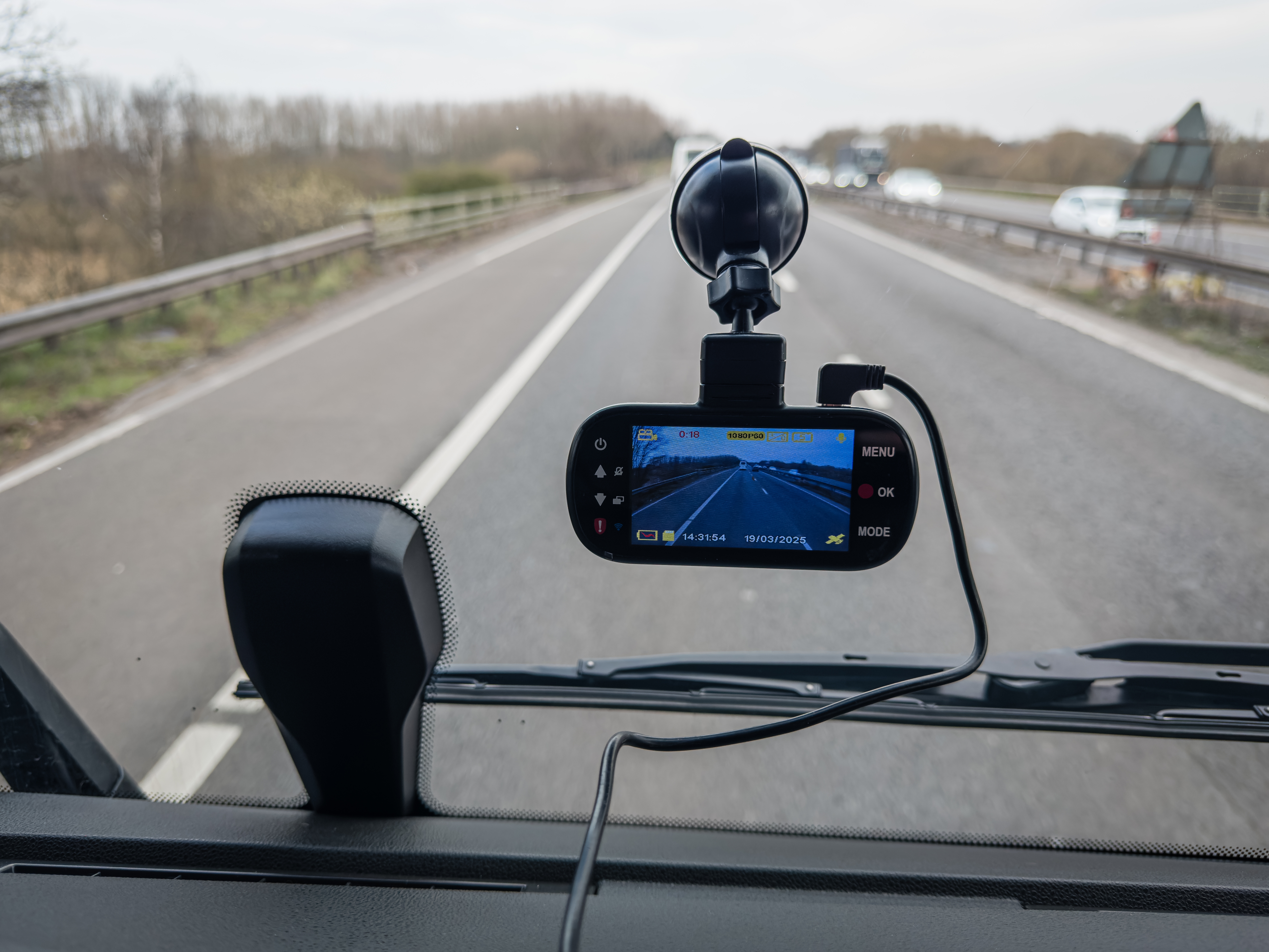 A,High-tech,Dashboard,Camera,Mounted,In,An,Hgv,(lorry,Truck),