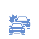 Auto Vehicle Accident Hover Icon
