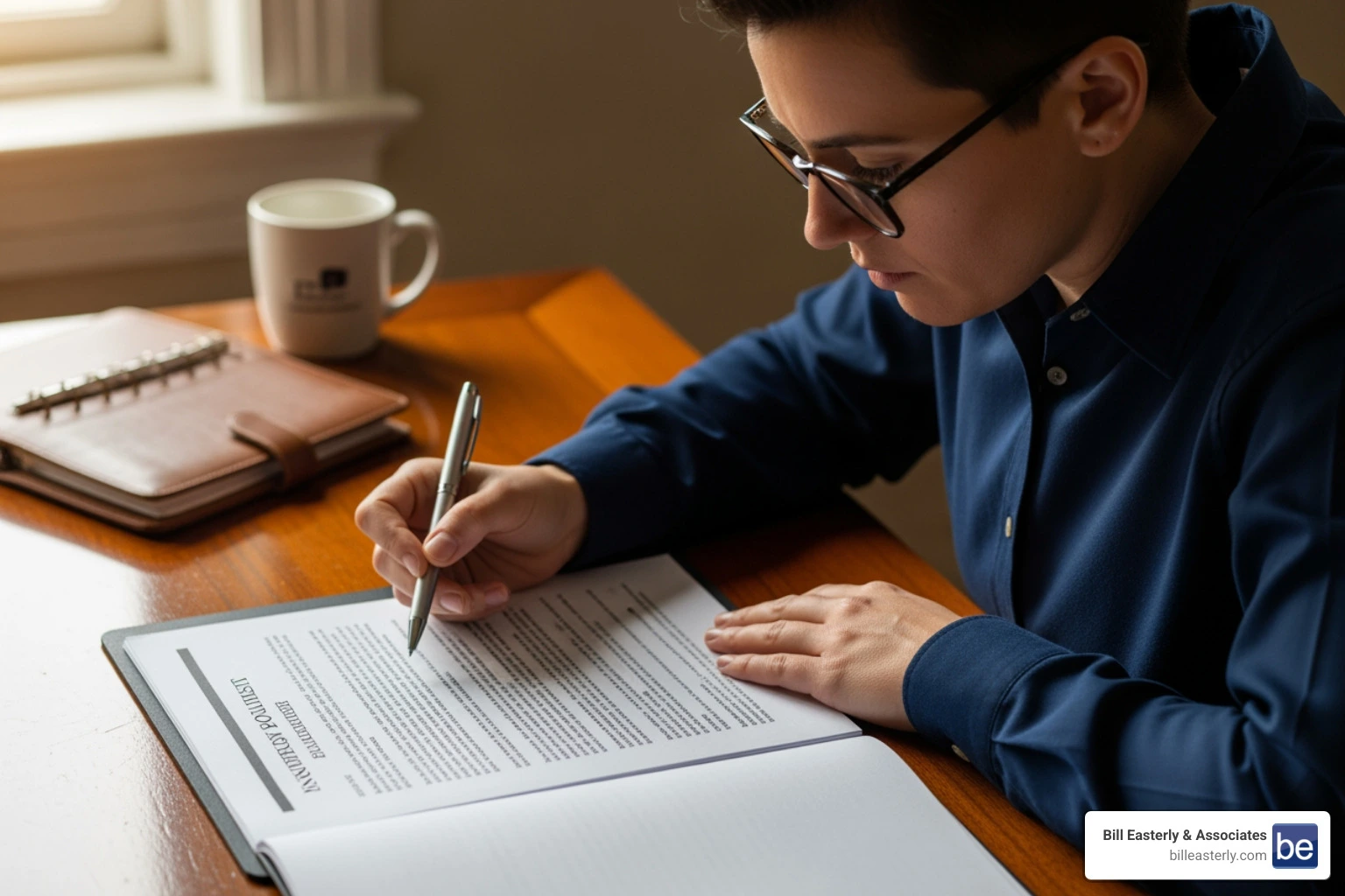 of a person carefully reviewing an insurance document with a pen - pedestrian hit by car
