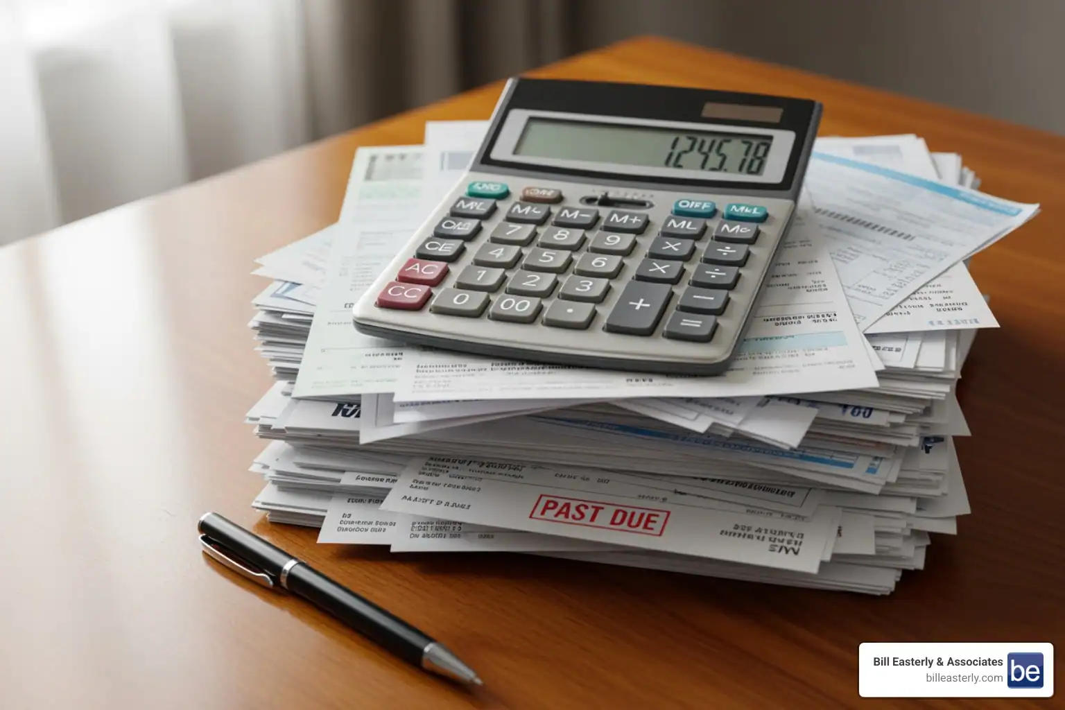 Calculator with medical bills - slip & fall attorneys