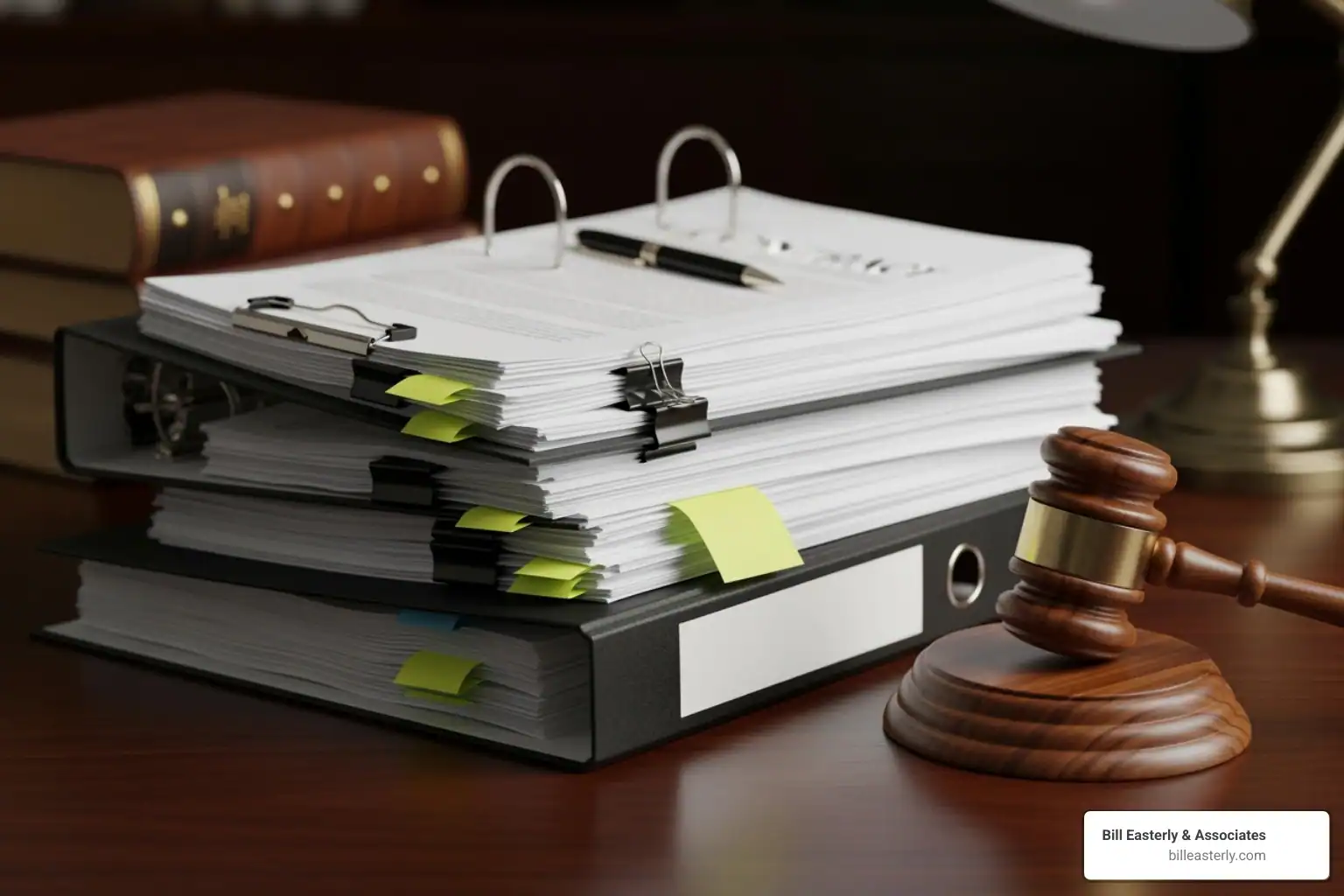legal documents and a gavel - wrongful death law firm